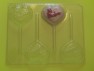 914 Te Quiero Hearts Chocolate or Hard Candy Lollipop Mold